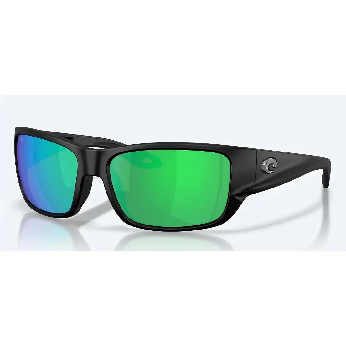 Schoolie Matte Black w Polarized Green 580P Plastic Lens Suns by Costa Del Mar