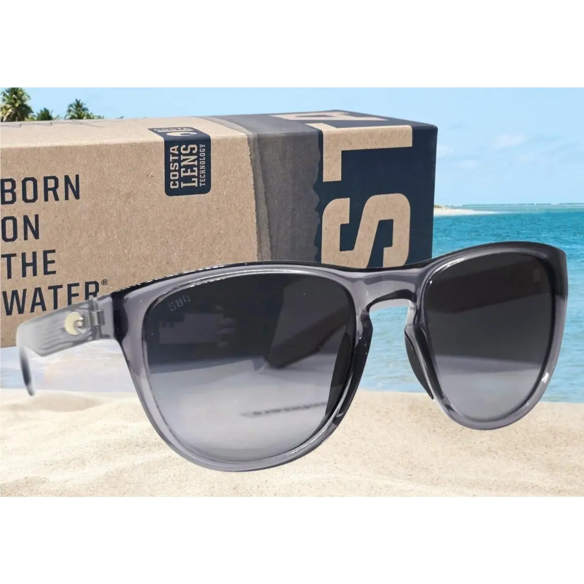 Costa Del Mar Gray Crystal/gray Gradient Irie Polarized 580G Sunglasses