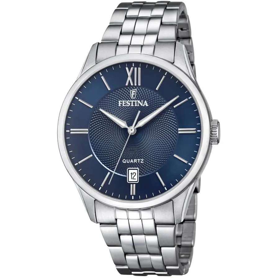 Classics Blue / Stainless Steel Blue Dial by Festina