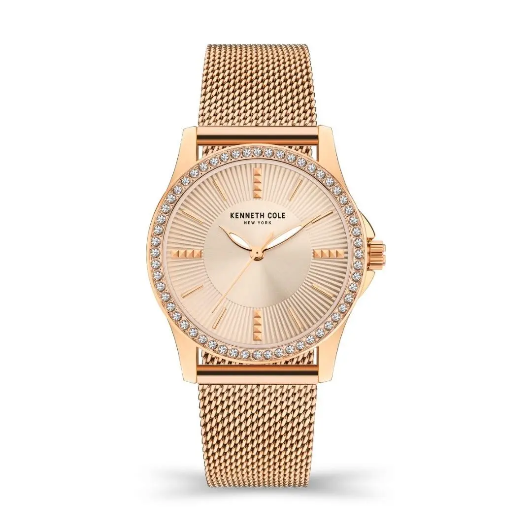 Kenneth Cole York Women`s Watch with Stainless Steel Mesh Strap KCWLG2176801