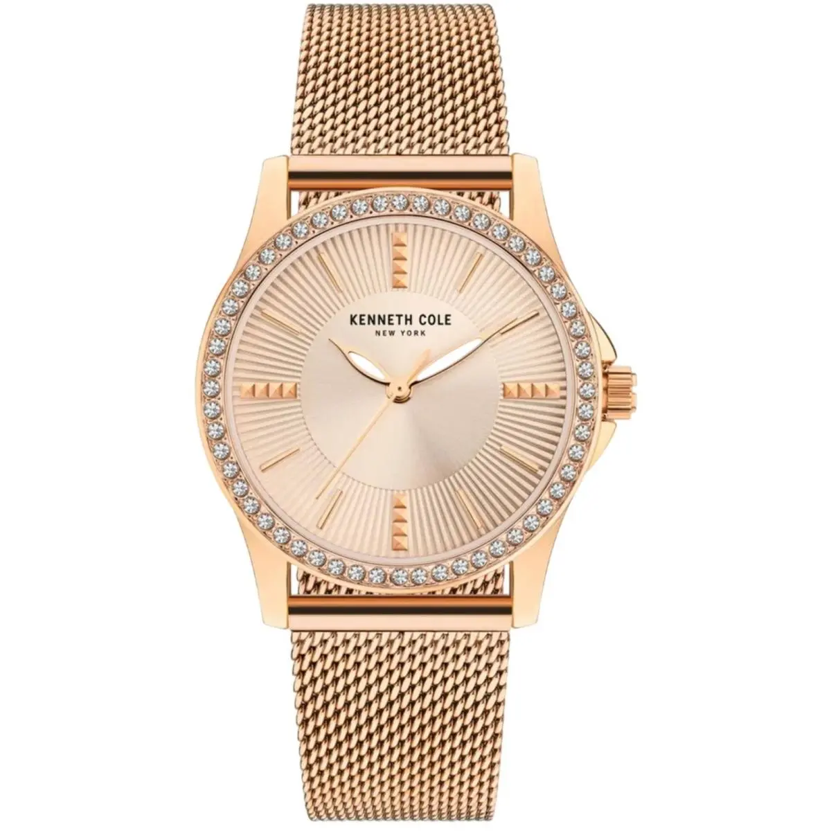 Women`s Watch Rose Gold Dial Stainless Steel Bracelet KCWLG2176801 by Kenneth Cole