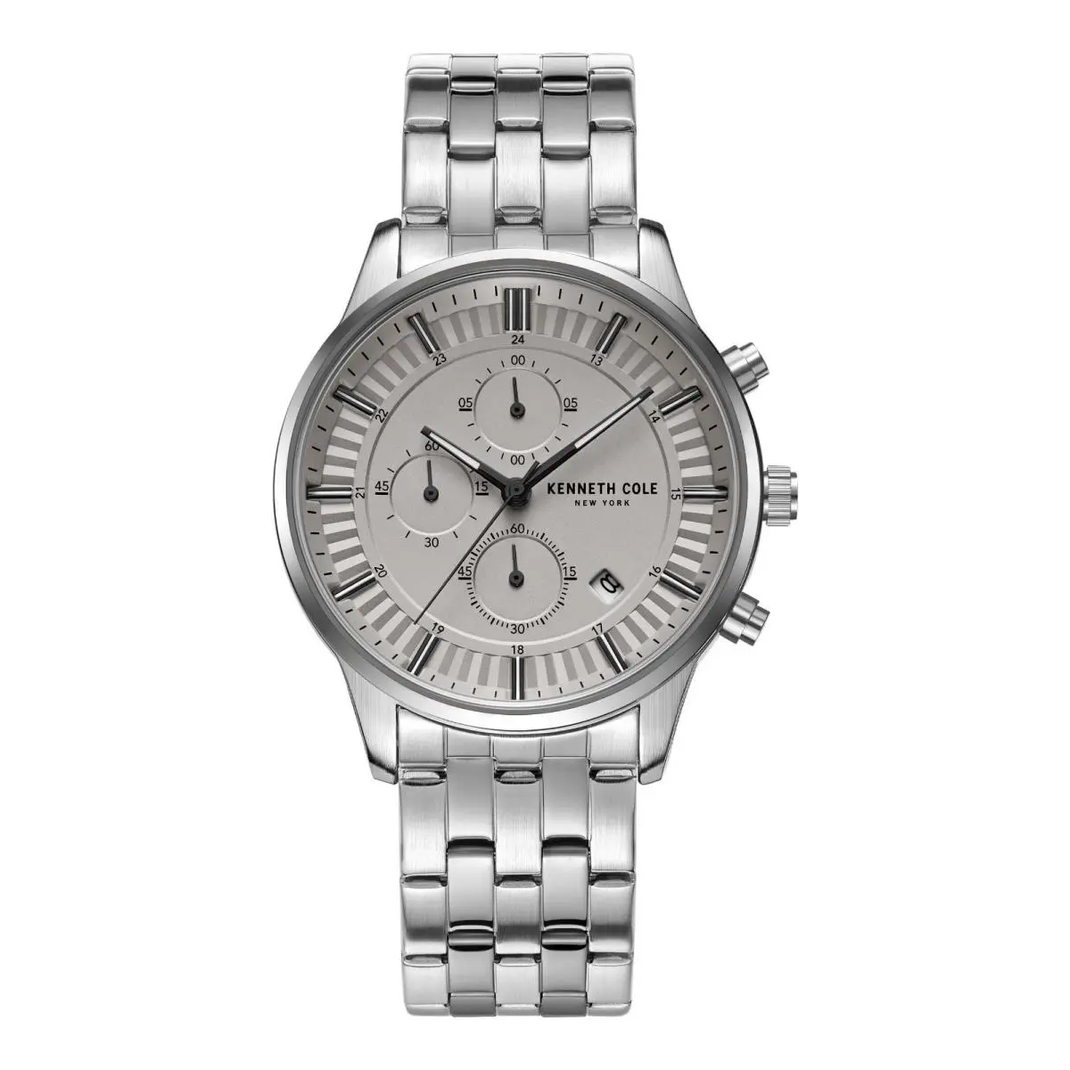 Kenneth Cole York Men Multi Function Watch with Stainless Band KCWGK2185306