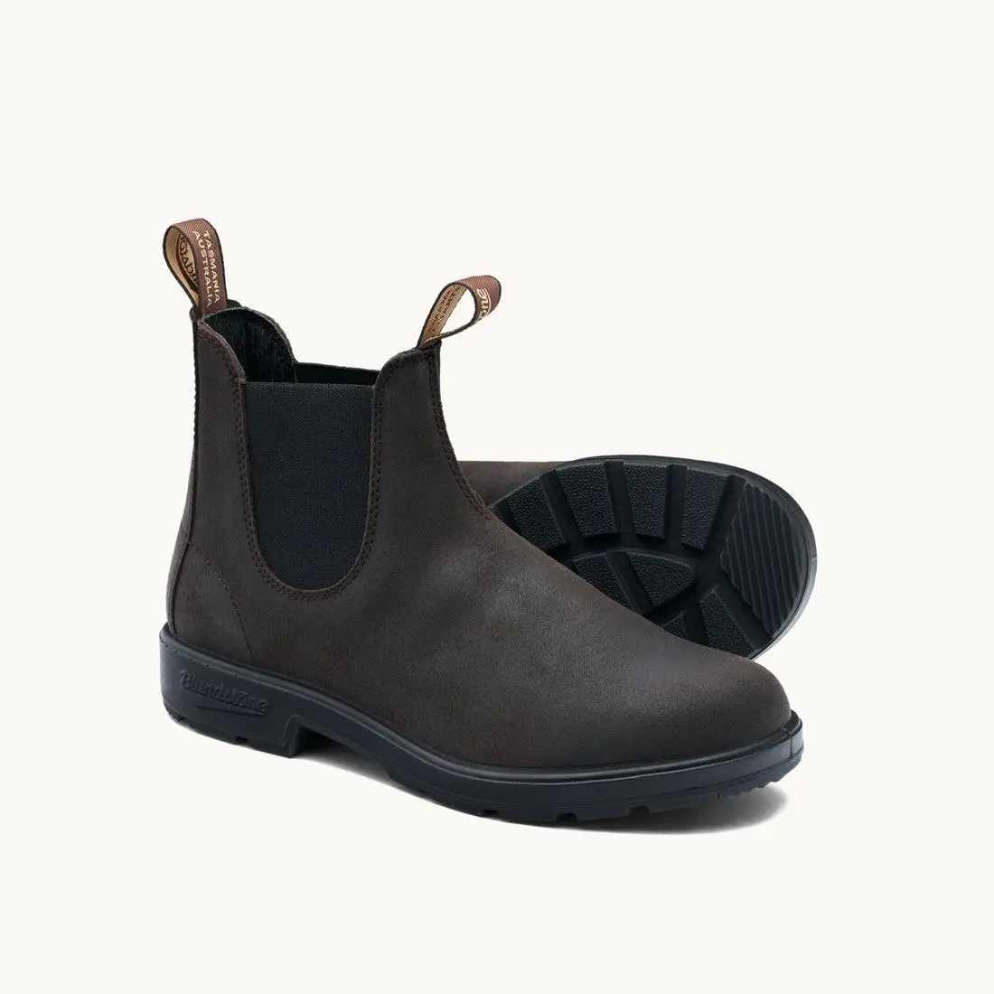 Suede Boots Unisex 1615 1910 1911 2503 2405 2410 2610 2610-Dark Brown by Blundstone