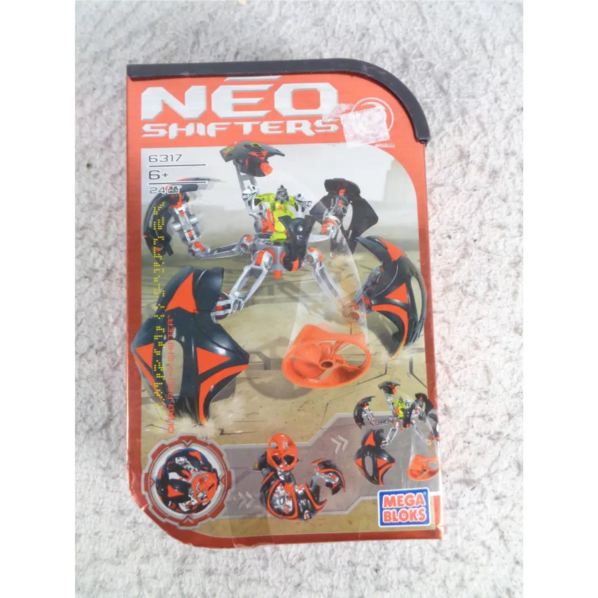 Mega Bloks Neo Shifters 6317 Quad-pod All Terrain Vehicle Rare 2007 Box