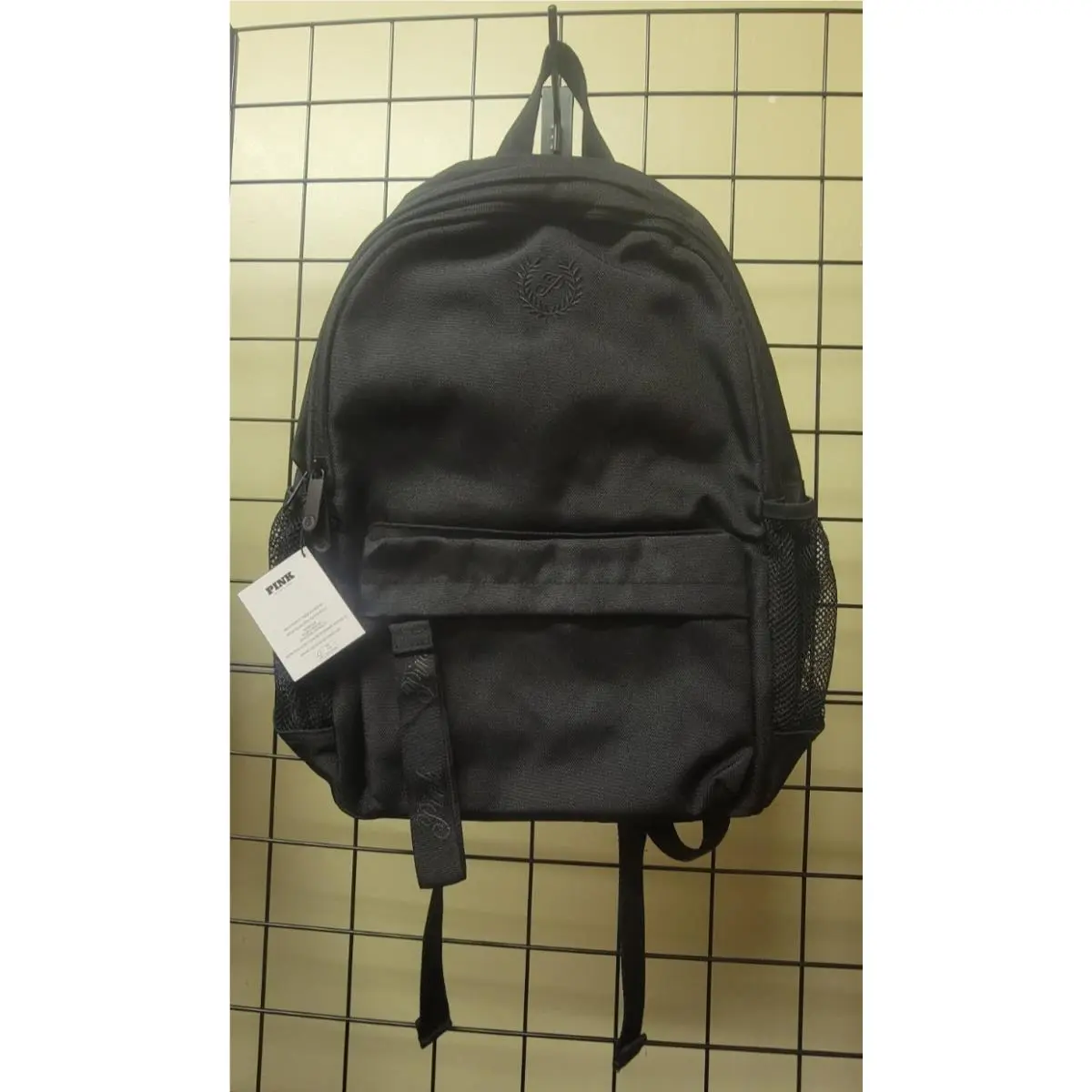 Victoria`s Secret Pink Campus Ivy Classic Canvas Backpack Black by Victoria's Secret