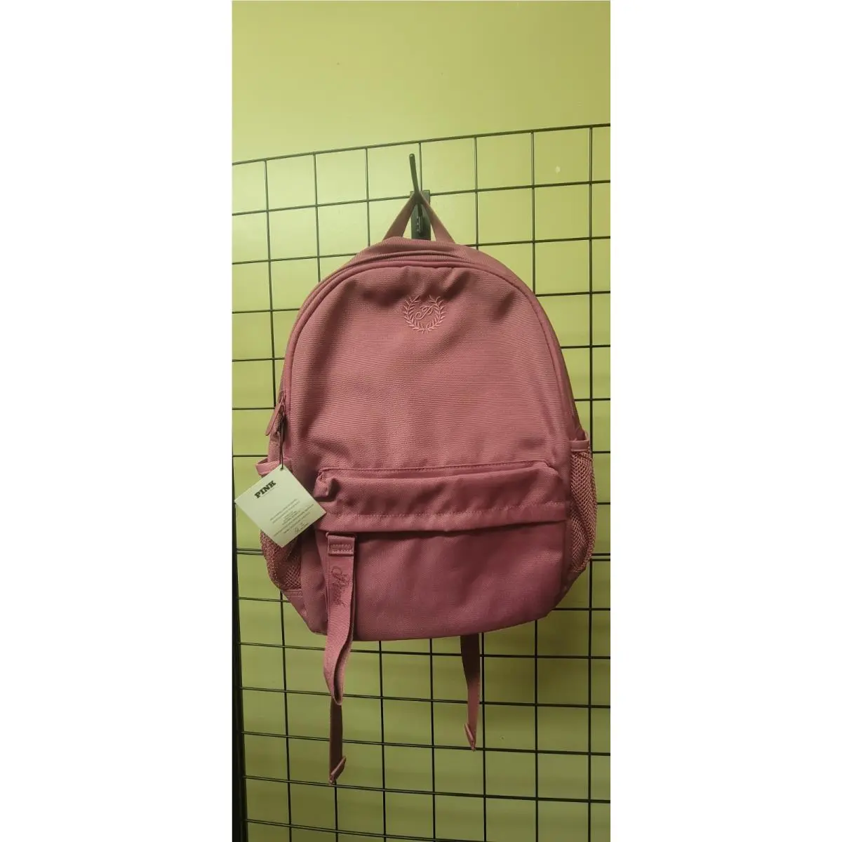 Victoria`s Secret Pink Campus Ivy Classic Canvas Backpack Pink by Victoria's Secret