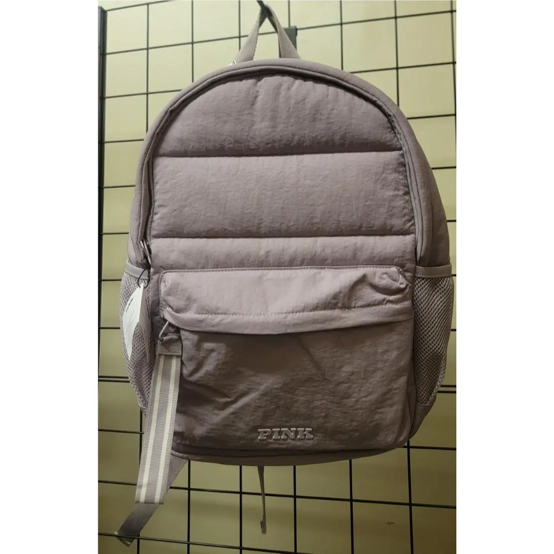 Victoria`s Secret Pink Campus Quilted Puffer Backpack Lilac by Victoria's Secret