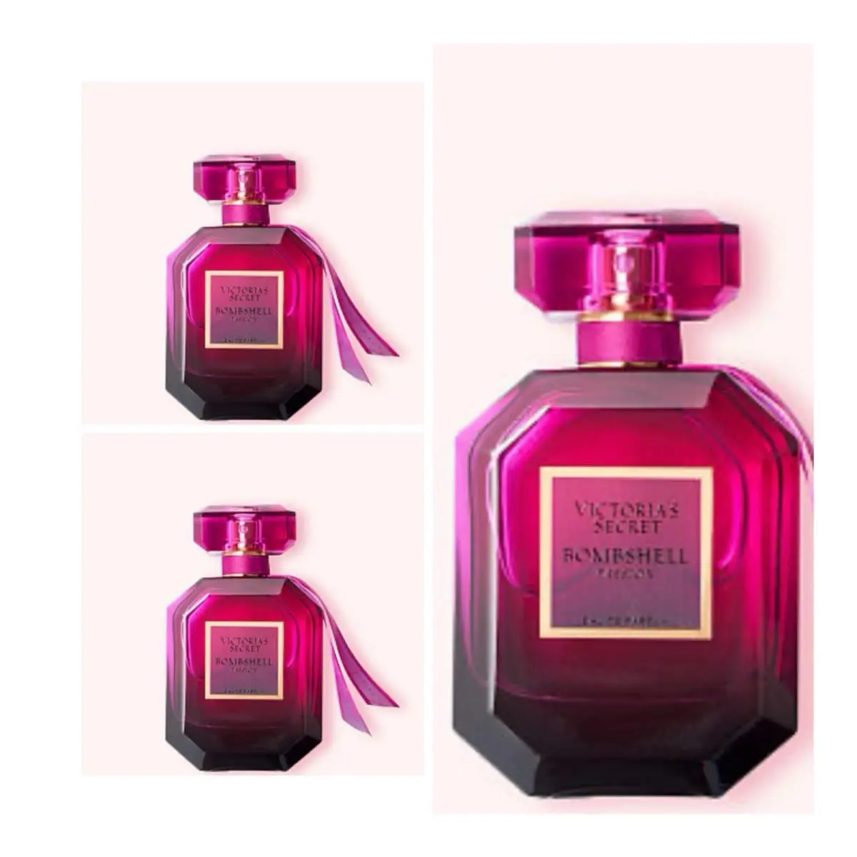 Victoria`s Secret Bombshell Passion Eau de Parfum 1.7 Fl.oz. Lot of 3