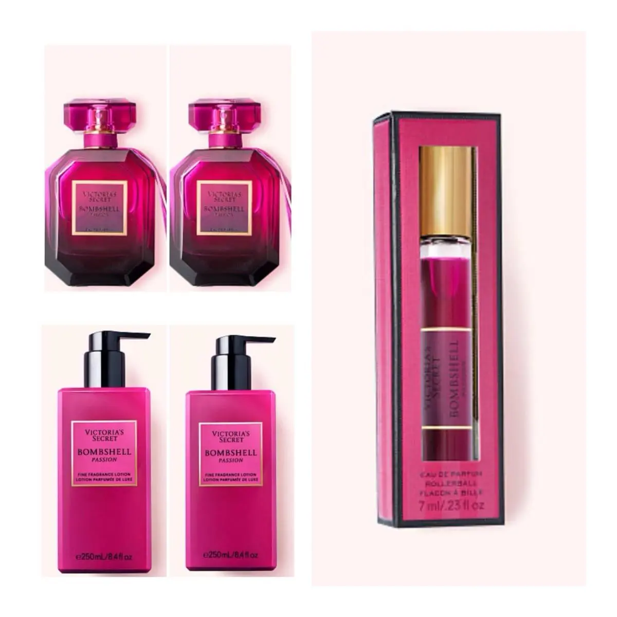 Victoria`s Secret Bombshell Passion Edp 1.7 Fl.oz. 2 / Rollerball / Lotion 2