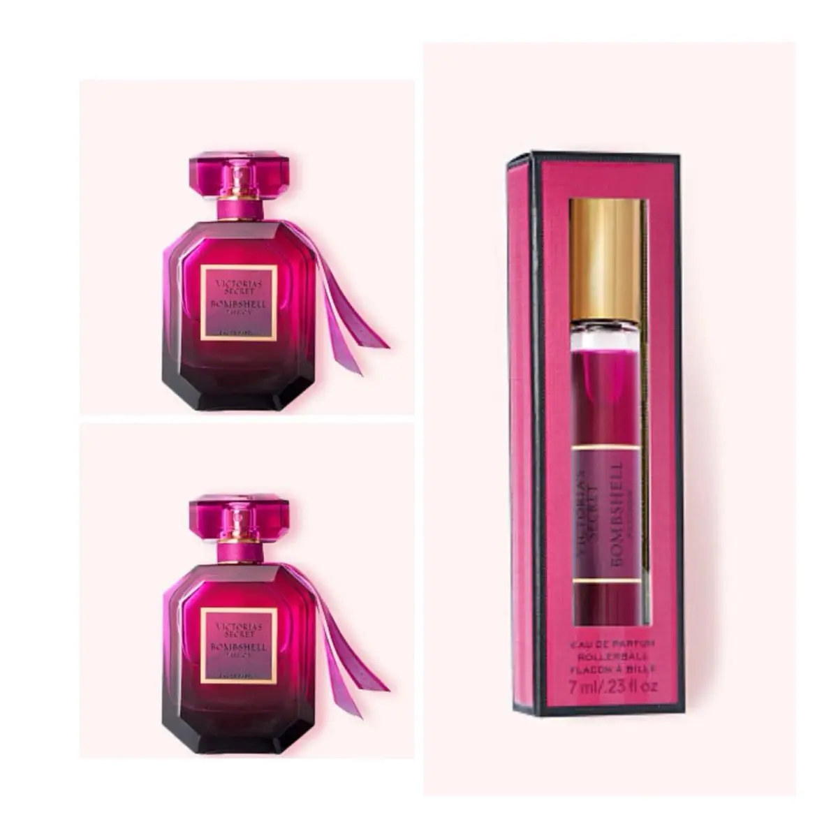 Victoria`s Secret Bombshell Passion Eau de Parfum 3.4 Fl.oz. 2 and Rollerball