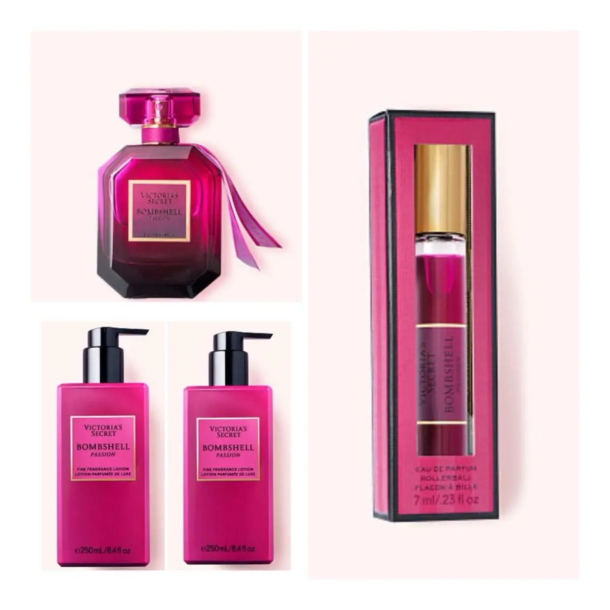 Victoria`s Secret Bombshell Passion Edp 1.7 Fl.oz. / Rollerball / Lotion 2