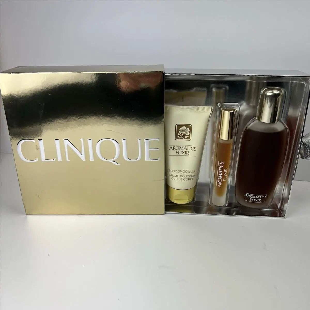 Clinique Aromatics Elixir Riches Perfume Body Smoother Rollerball Set
