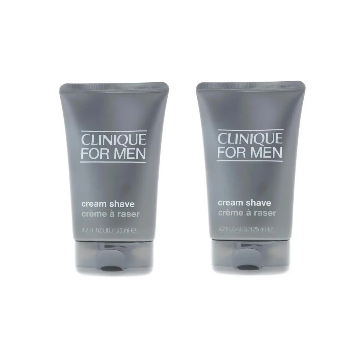 Lot of 2x Clinique For Men Skin Care Cream Shave 4.2 Oz /125ml Full Size