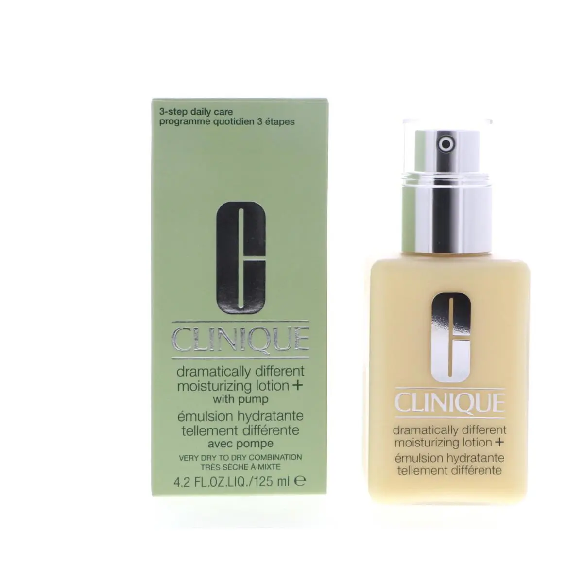 Clinique Dramatically Different Moisturizing Lotion with Pump 4.2 oz 2 Pack