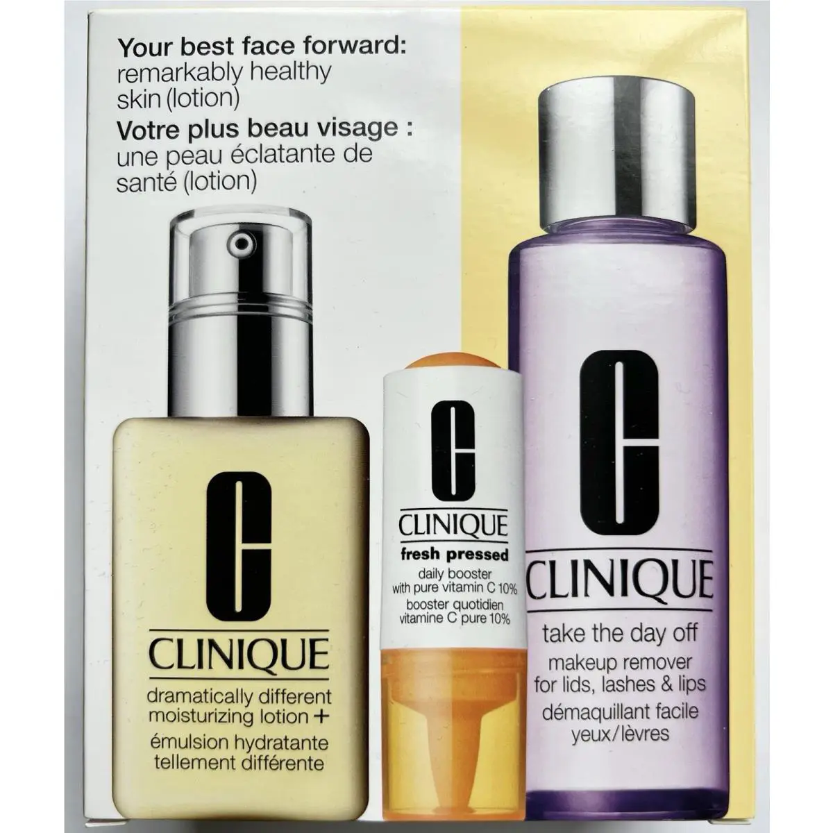Clinique Dramatically Different Lotion+ Fresh Pressed Vitamin C Makeup Remover