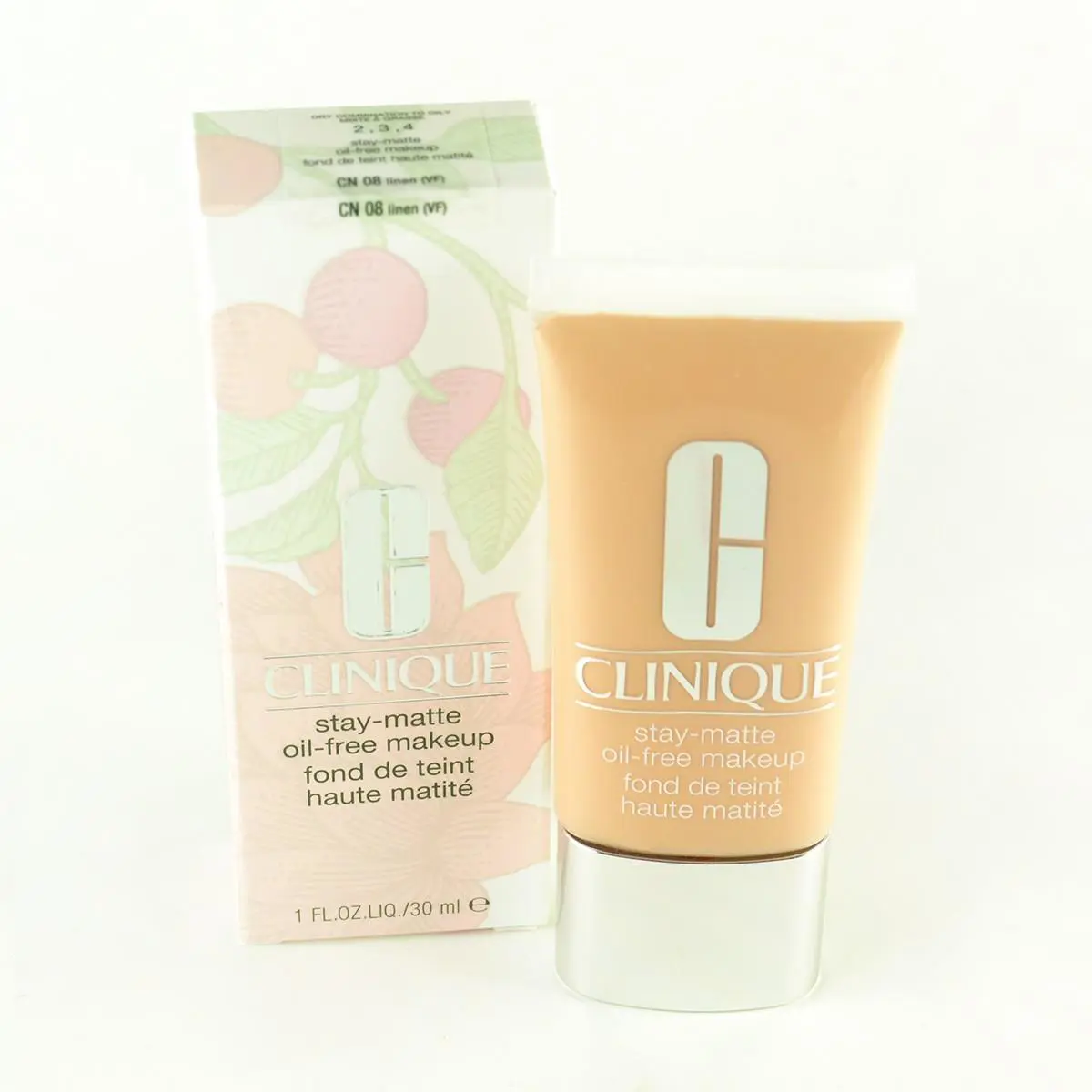 Clinique Stay-matte Oil-free Makeup CN 08 Linen VF - Size 30mL / 1 Oz
