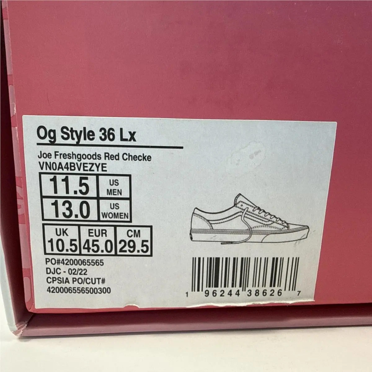 Vans shoes - VANS Style 36 - Style - VN0A4BVEZYE - Red 15