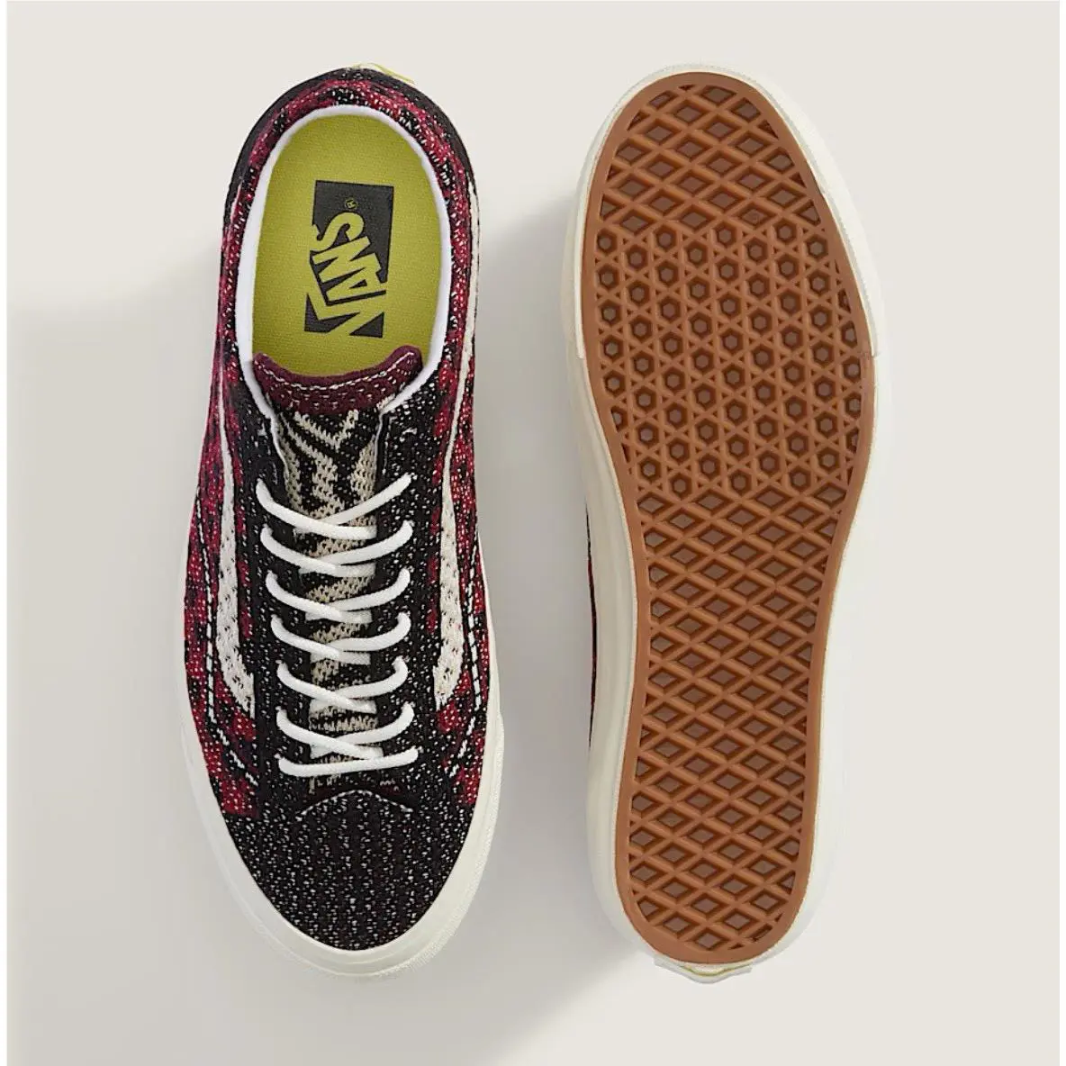 Vans shoes - VANS Old Skool Premium - Old Skool Premium - VN000EFKBRD - Geo Check Frost Grey 12