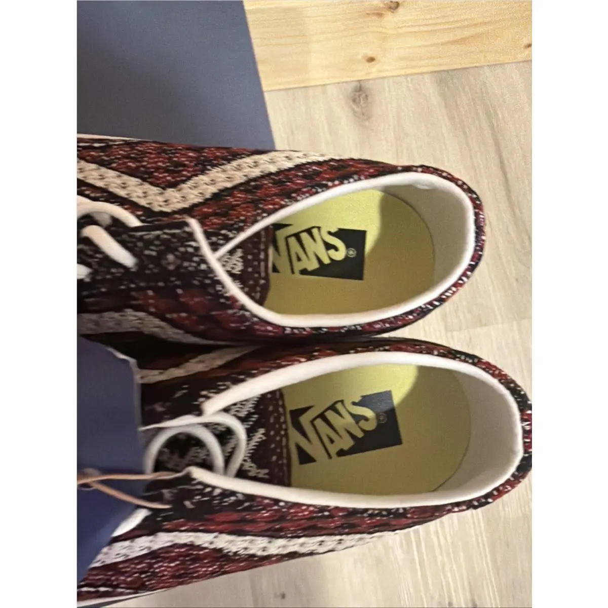 Vans shoes - Vans LX Old Skool - Old Skool - VN000EFKBRD - Geo Check Bordeaux 1
