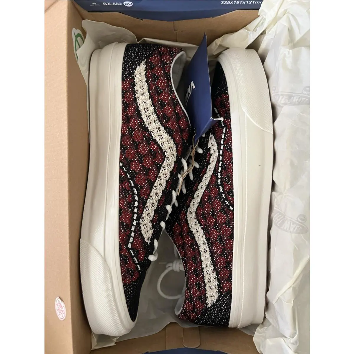 Vans shoes - VANS Old Skool Premium - Old Skool Premium - VN000EFKBRD - Geo Check Frost Grey 10