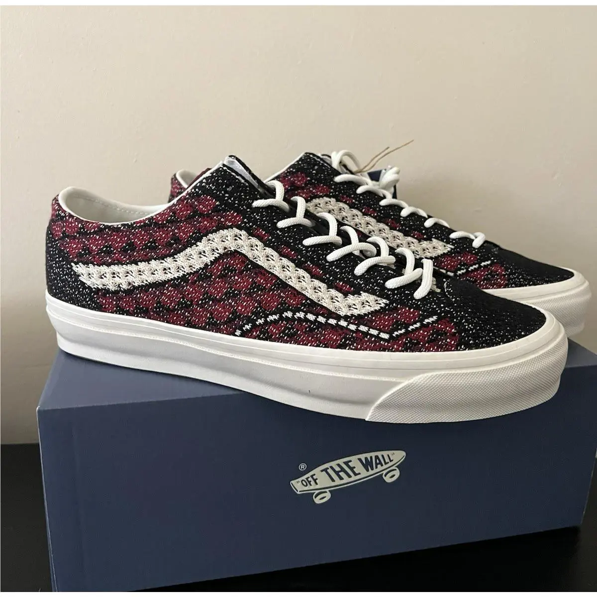 Vans shoes - VANS Old Skool Premium - Old Skool Premium - VN000EFKBRD - Geo Check Frost Grey 0