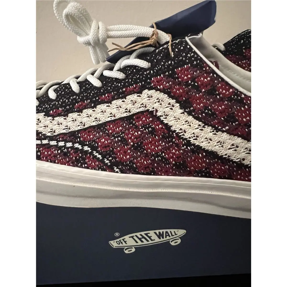 Vans shoes - VANS Old Skool Premium - Old Skool Premium - VN000EFKBRD - Geo Check Frost Grey 4