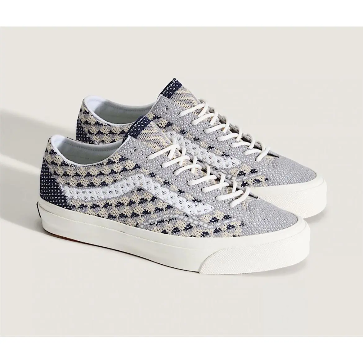 Vans shoes - VANS Old Skool Premium - Old Skool Premium - VN000EFK85T - Geo Check Frost Grey 11