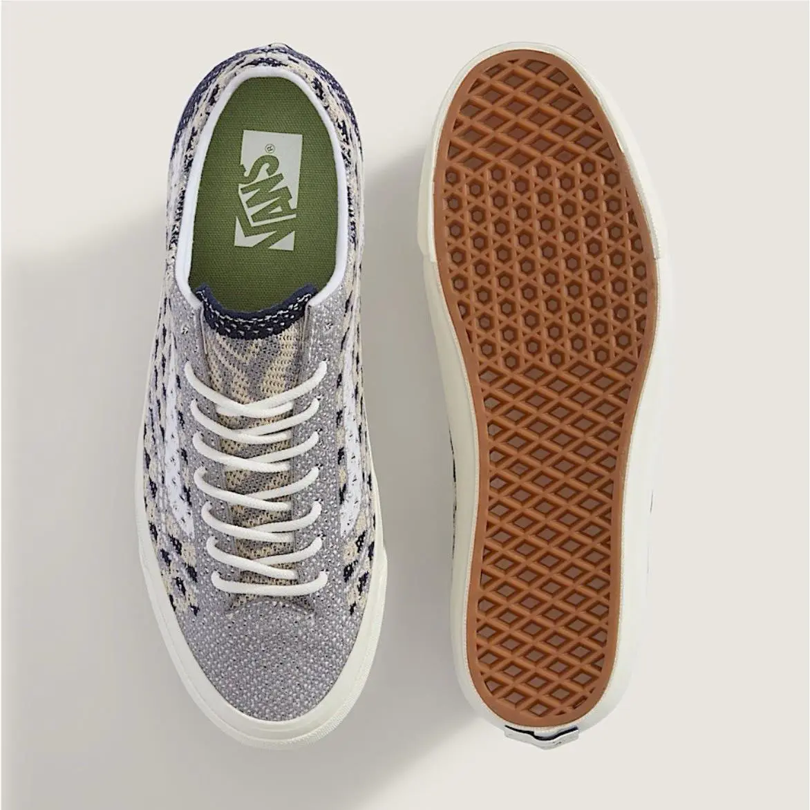 Vans shoes - VANS Old Skool Premium - Old Skool Premium - VN000EFK85T - Geo Check Frost Grey 14