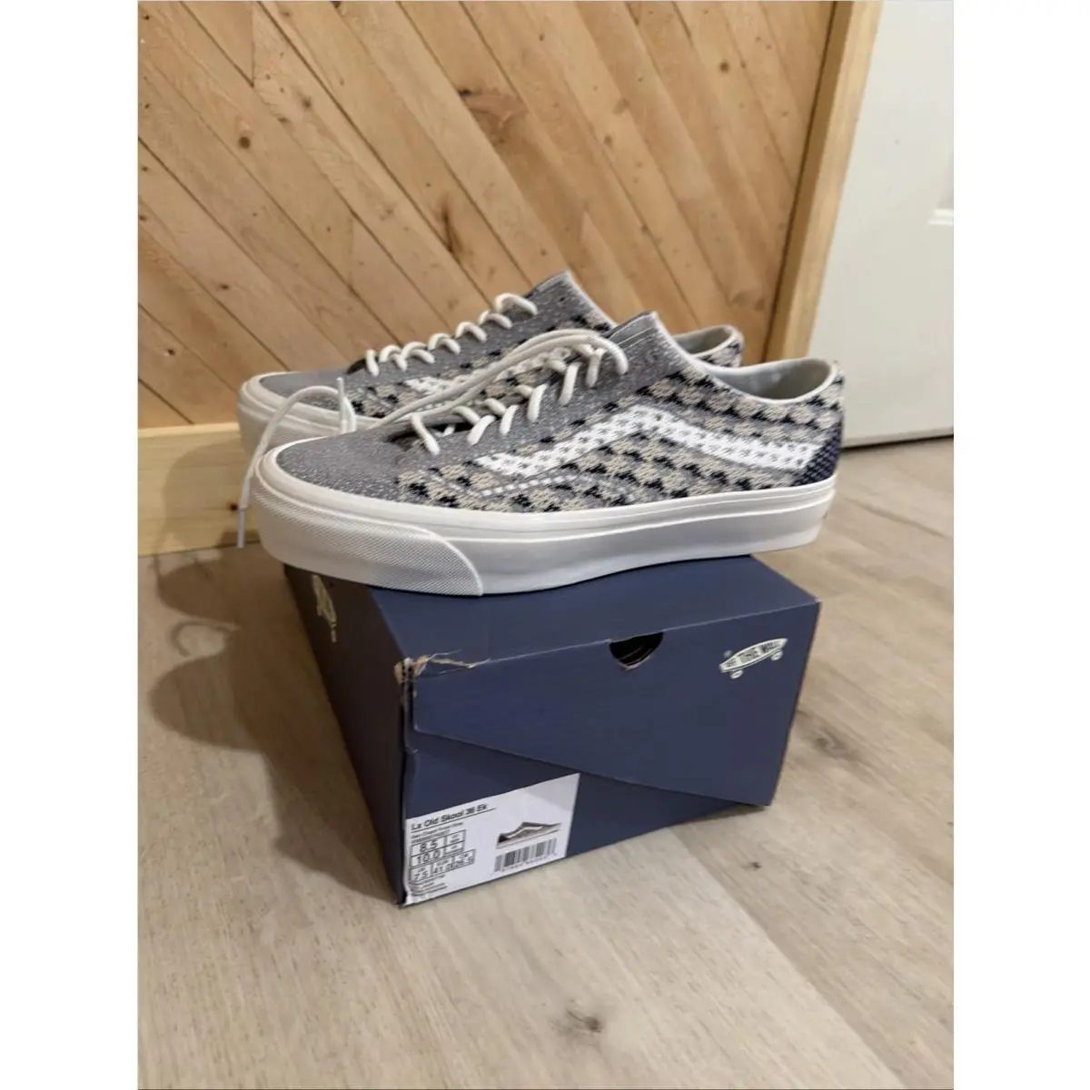 Vans LX Old Skool 36 EK LX Geo Frost VN000EFK85T Men Shoes Size 8.5 Gray