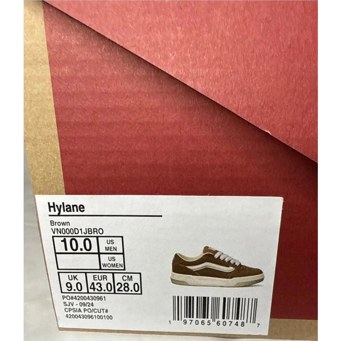 Vans shoes - VANS Hylane - Hylane - VN000D1JBRO - Brown 2