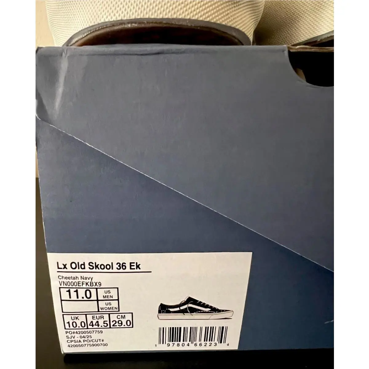 Vans shoes - VANS Old Skool Premium - Old Skool Premium - VN000EFKBX9 - Cheetah Navy Blue 10