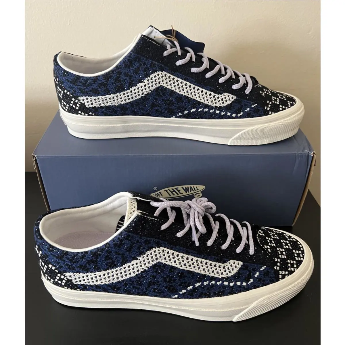 Vans shoes - VANS Old Skool Premium - Old Skool Premium - VN000EFKBX9 - Cheetah Navy Blue 1