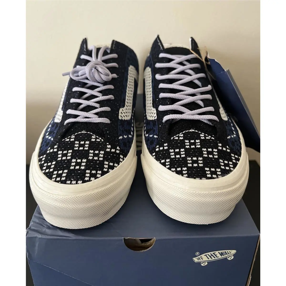 Vans shoes - VANS Old Skool Premium - Old Skool Premium - VN000EFKBX9 - Cheetah Navy Blue 5