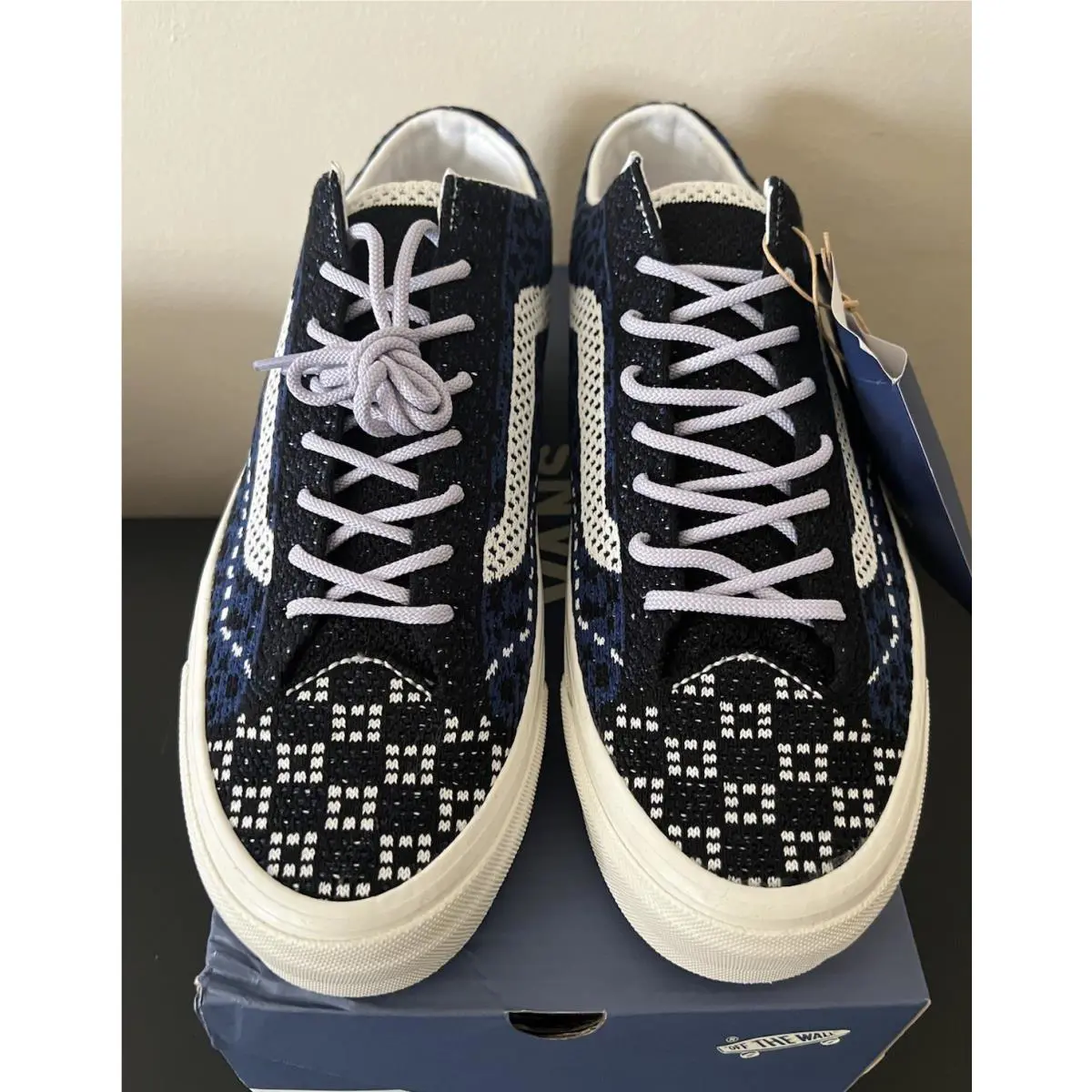 Vans shoes - VANS Old Skool Premium - Old Skool Premium - VN000EFKBX9 - Cheetah Navy Blue 6