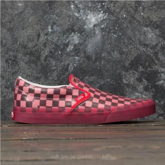 Vans shoes - Translucent Rubber Hibiscus Checkerboard-U30 - VN0A38F7QEE 0