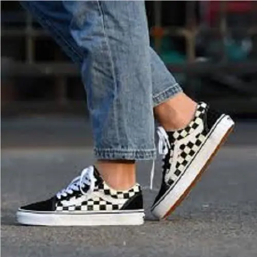 Vans shoes - Black Checkerboard - 30 - VN0A38G1P0S 7