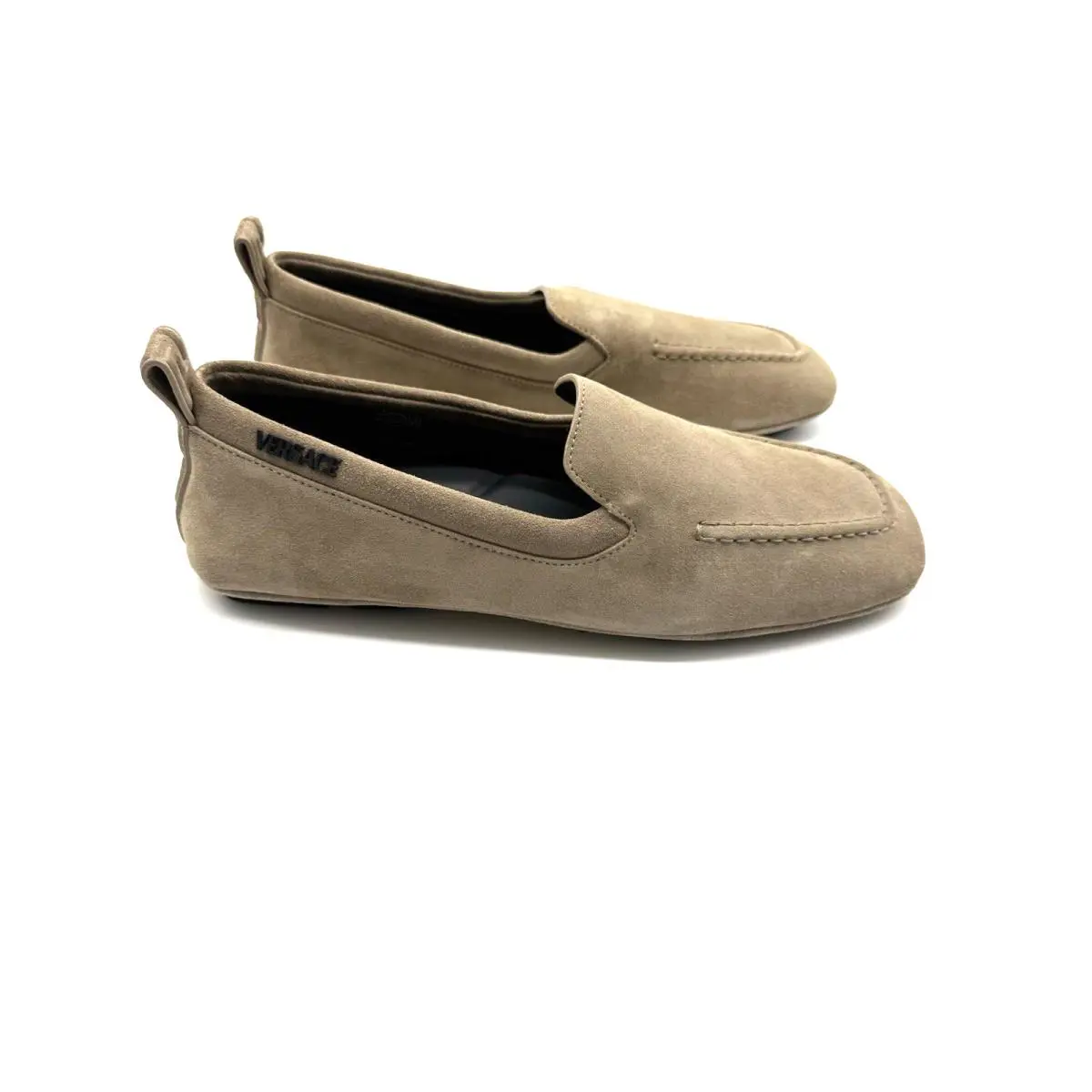 Versace Men`s Greca Motif Driving Loafer Size 10 US/43 EU