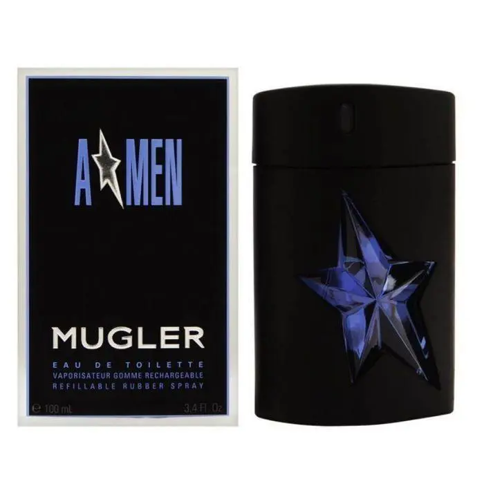 Thierry  A Men 3.4oz Eaude Toilette Refillable Rubber Spray Men by Mugler