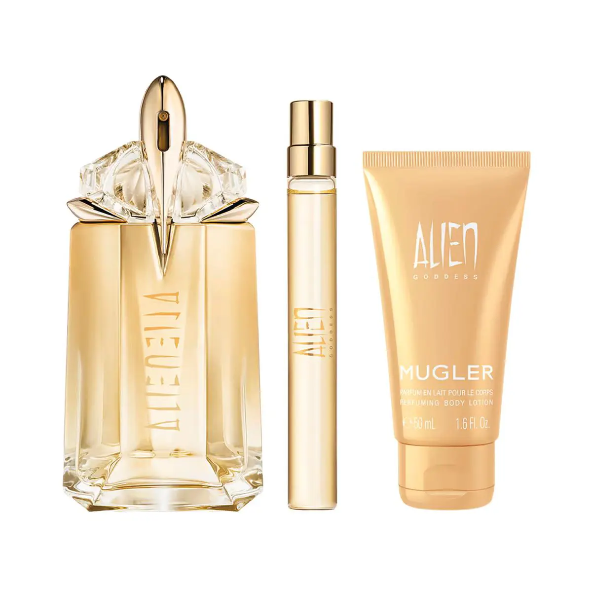 Alien Goddess 3 PC Set: 2.0oz Edp Spray + 1.6oz Body Lotion + 0.33oz Edp by Mugler