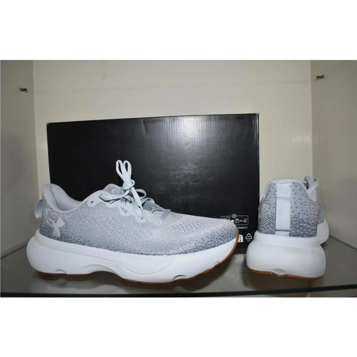 Under Armour shoes - Under Armour Infinite - Infinite - 3027523 107 - Gray 4