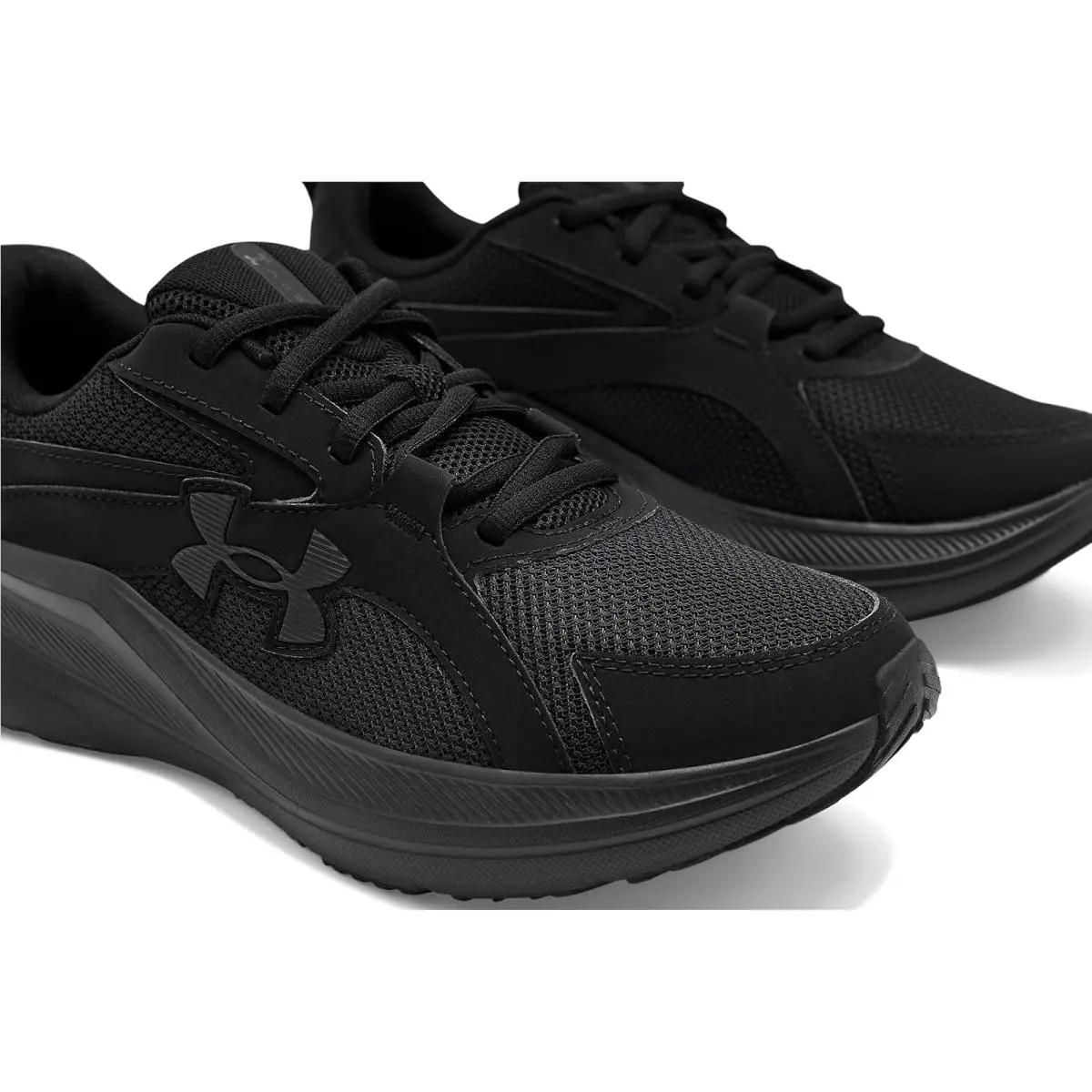 Under Armour shoes - Black/Black/White 18