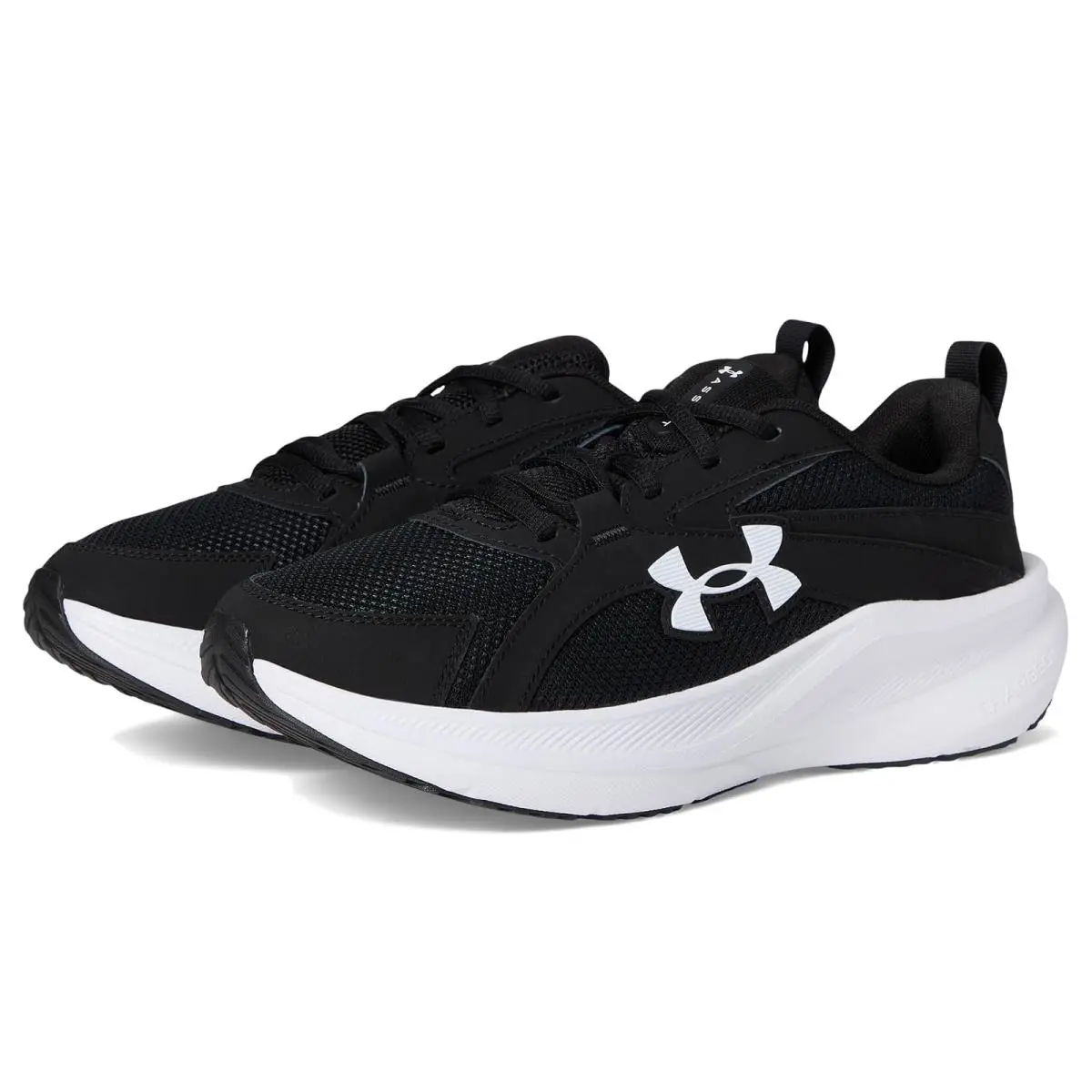 Under Armour shoes - Black/Black/White 6