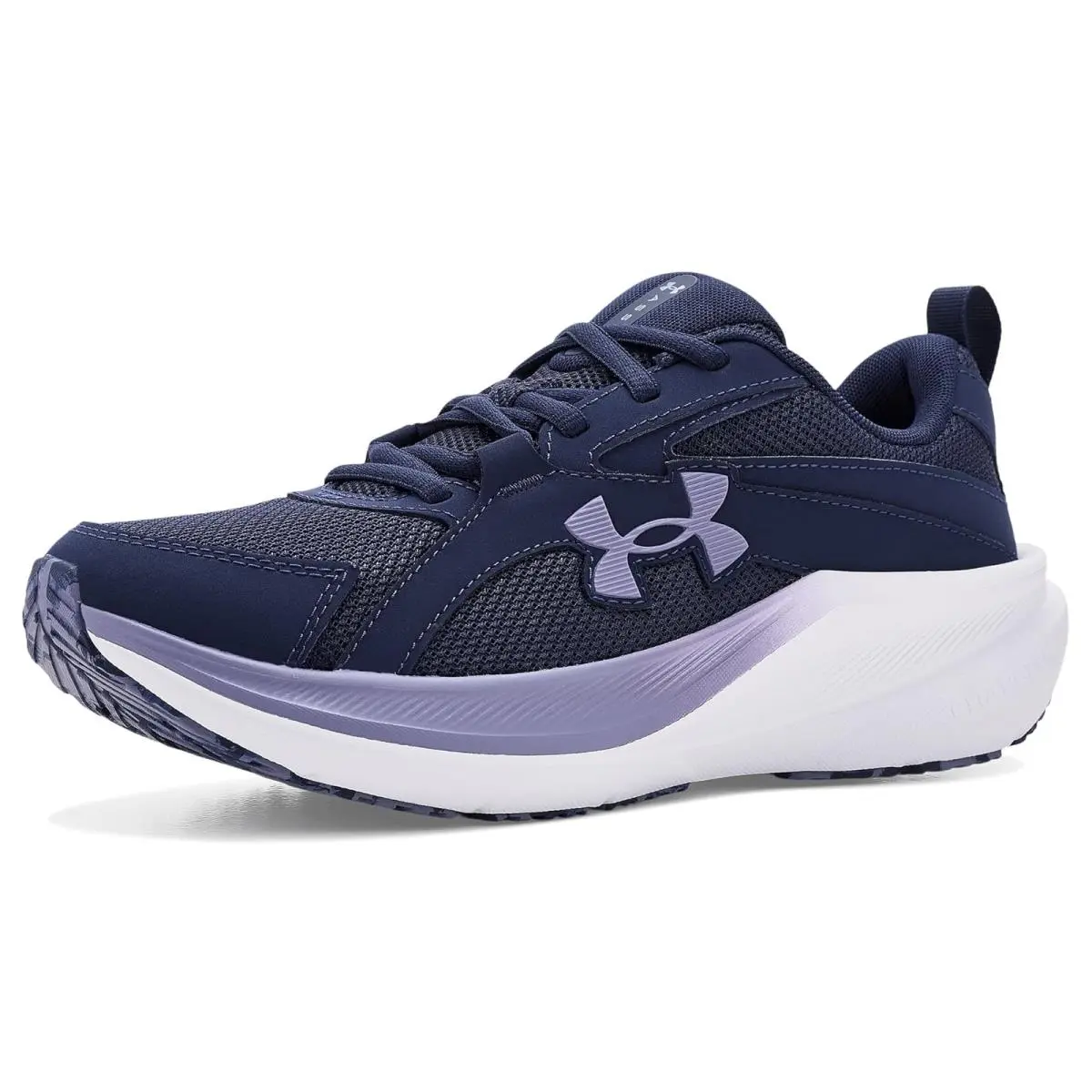 Woman`s Sneakers Athletic Shoes  Charged Assert 11 Midnight Navy/Midnight Navy/Purple Luxe by Under Armour