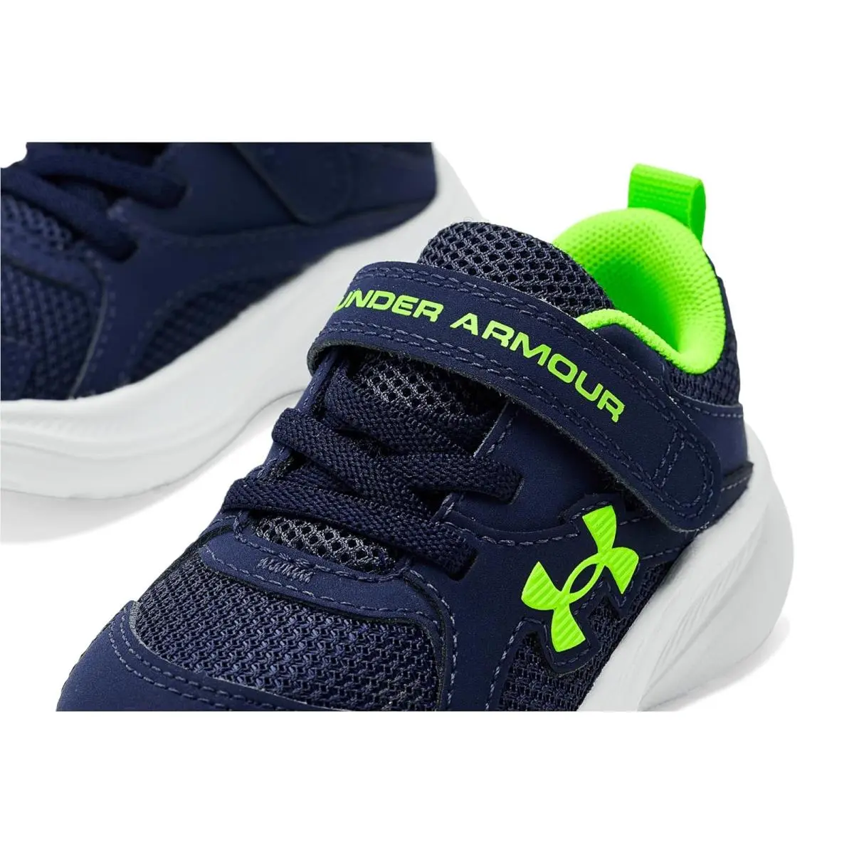 Under Armour shoes - Midnight Navy/Blue Blur/Hyper Green 4