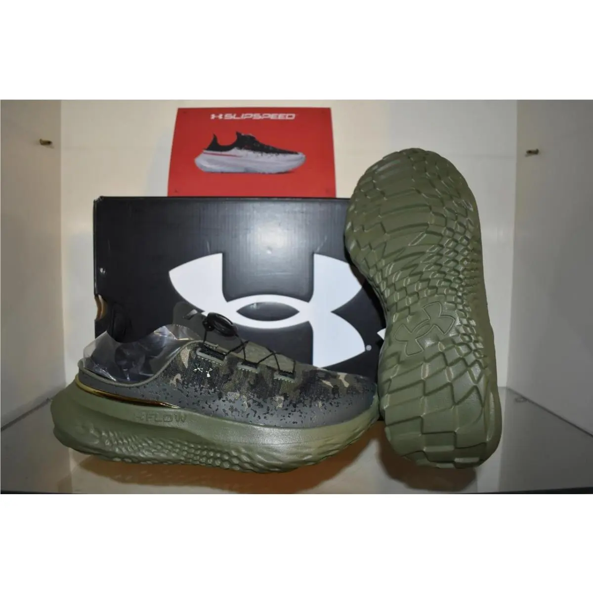Under Armour shoes - Under Armour SlipSpeed Mega - SlipSpeed Mega - 3028723 301 - Green 3