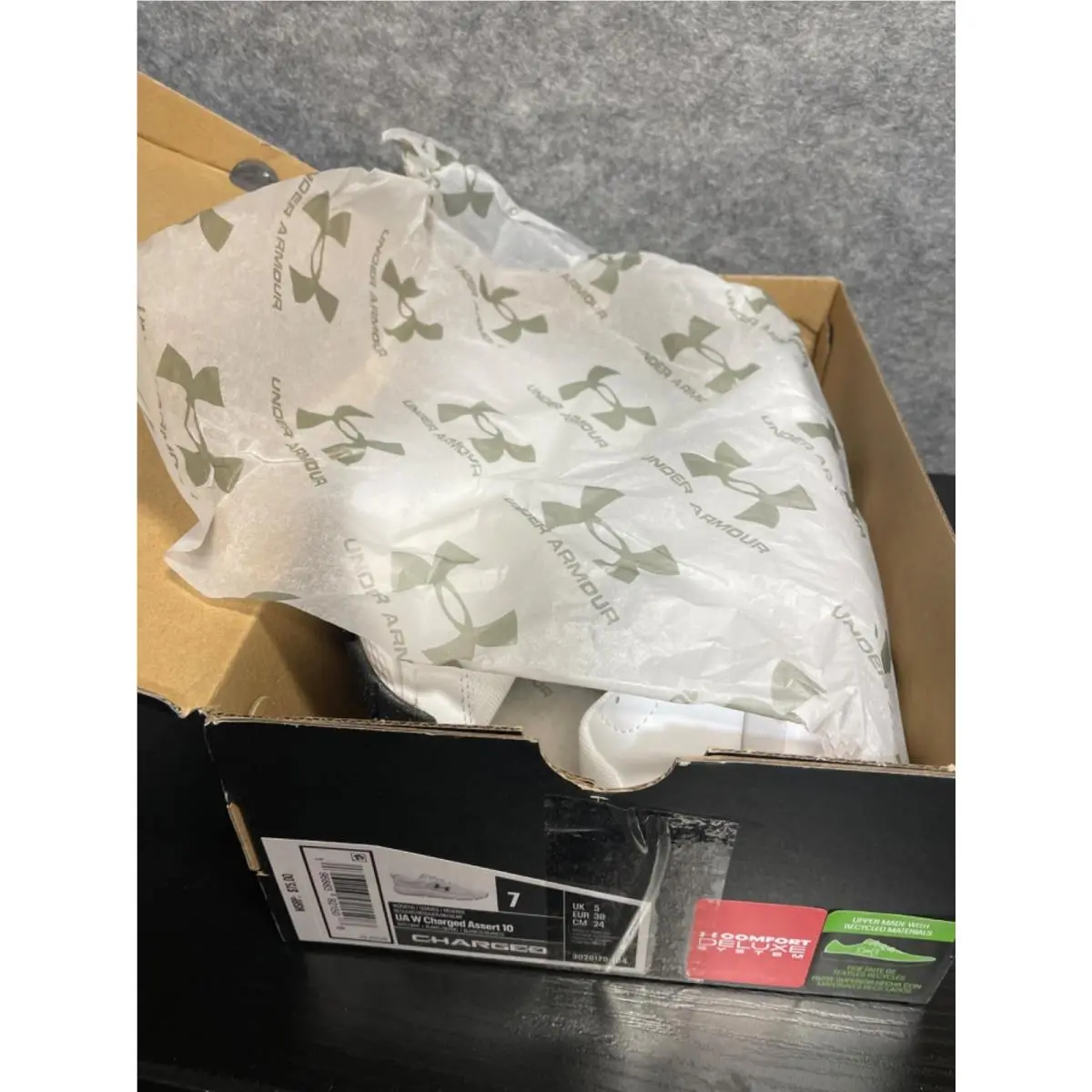 Under Armour shoes - Under Armour Charged Assert 10 - 3026179-104 - White 10