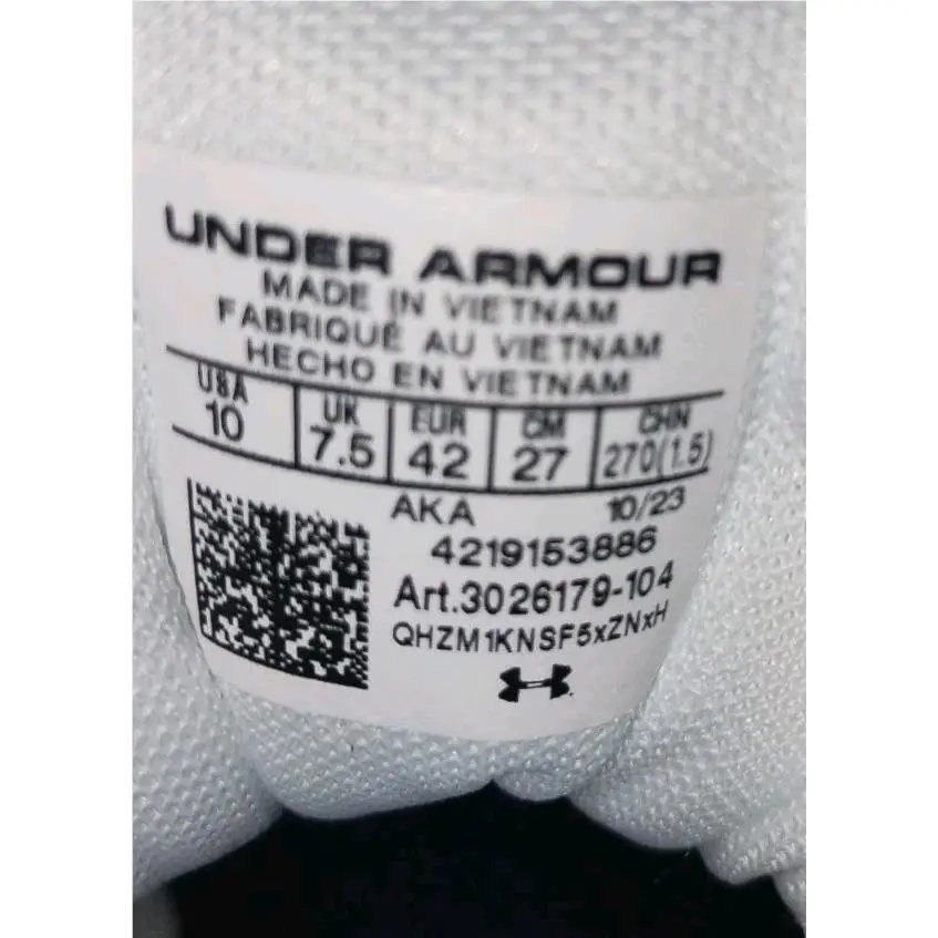Under Armour shoes - Under Armour Charged Assert 10 - 3026179-104 - White 5