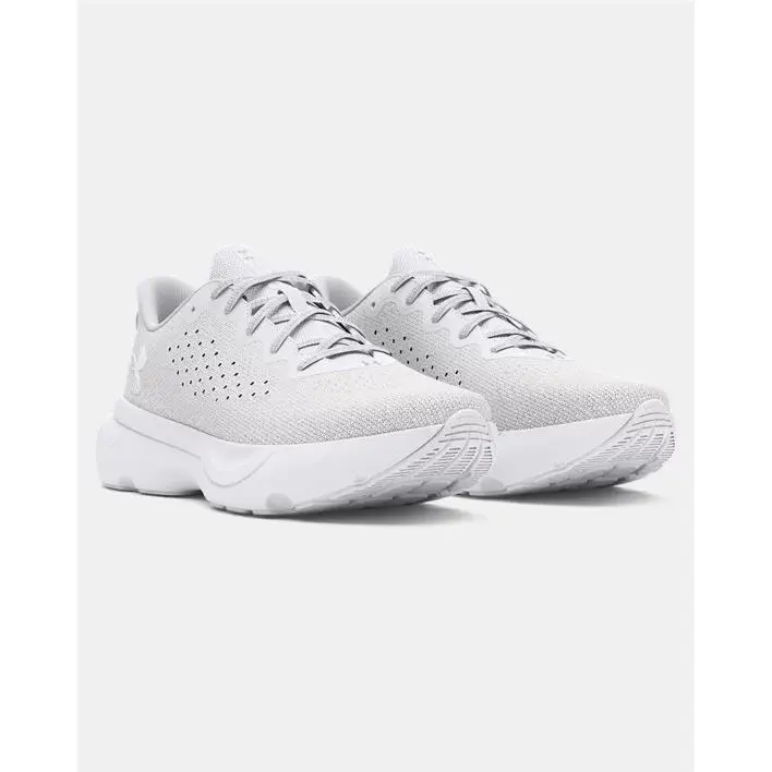 Under Armour Hovr Infinite Pro 3027523-103 White Gray Running Shoes Men`s 11.5