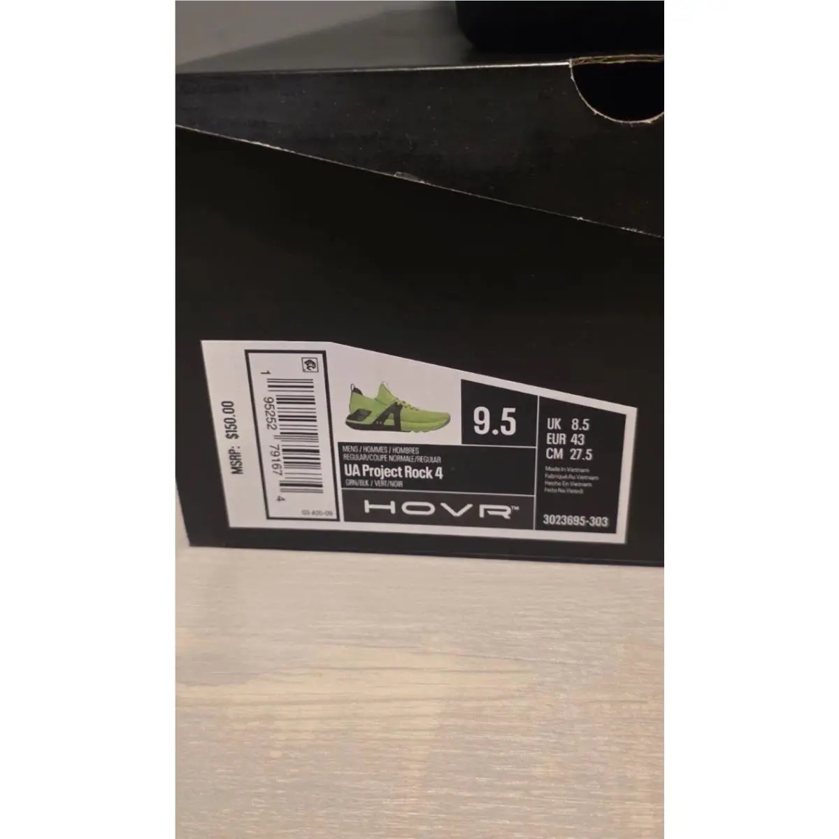 Under Armour shoes - Under Armour Project Rock 4 - 3023695-303 - Green 6
