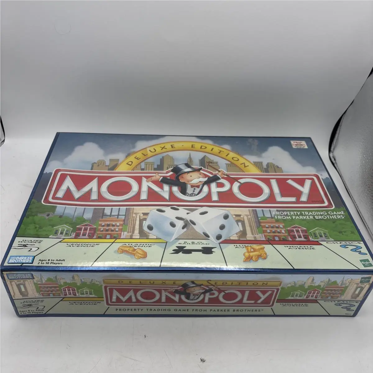 Vintage 1998 Monopoly Deluxe Edition Hasbro Parker Brothers Board
